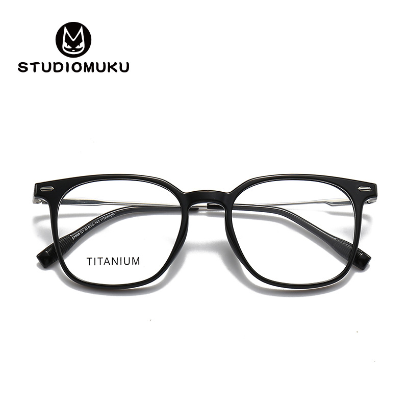 STUDIOMUKU gafas frescas de madera simple y generosa artesanía exquisita y textura ligera gafas lisas gafas de Marco