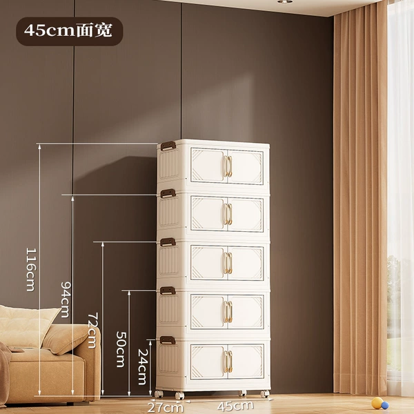 Cream white medium size 45 sides wide 5 layers