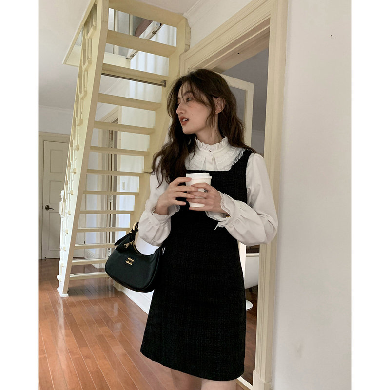 French-Style Small Stand-Up Collar Lace-Trimmed Shirt for Women, 2026 New Style, Loose-Fitting, Chic Inner Wear Top French-Style Small Stand-Up Collar Lace-Trimmed Shirt for Women, 2026 New Style, Loose-Fitting, Chic Inner Wear Top