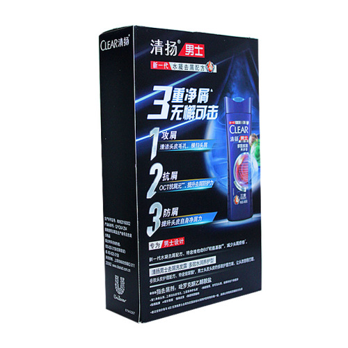 清扬男士洗发水套装礼盒400g+160g多效水润去屑洗发露