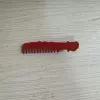 Clear red bottom clip-comb