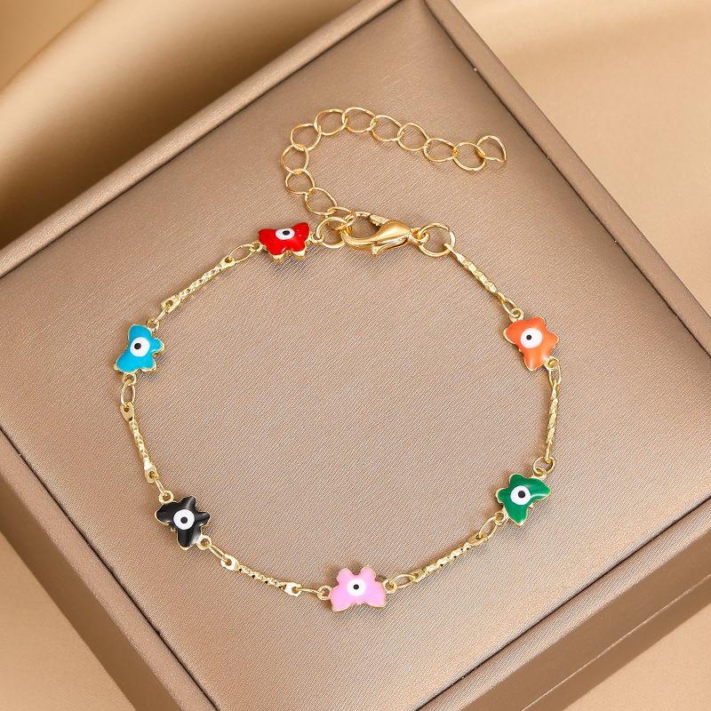 Lucky Evil Eye Red String Bracelet Minimalist Protection Jewelry_voghion.com