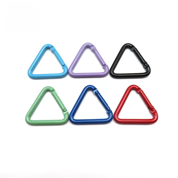 Outdoor Nylon Webbing Buckle Triangular Carabiner Aluminum Alloy Carabiner Bluetooth Speaker Hook Luggage Hanging