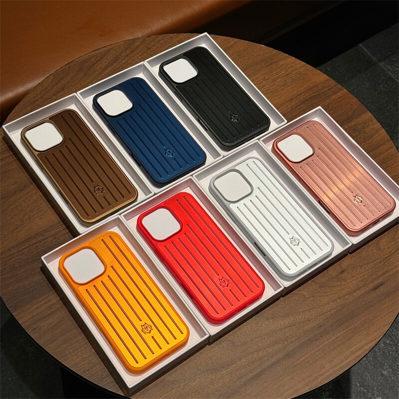 Aluminum Alloy Rimowa Suitcase Suitable for Apple 16 Pro Max Phone Case iPhone 17 Cool 18 Full-Cover Trendy Case Aluminum Alloy Rimowa Suitcase Suitable for Apple 16 Pro Max Phone Case iPhone 17 Cool 18 Full-Cover Trendy Case