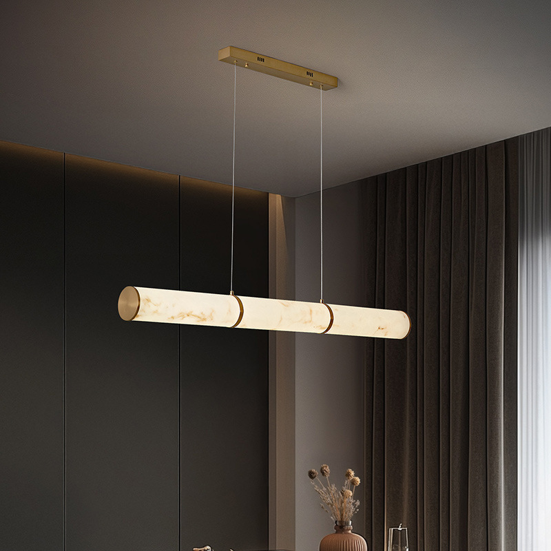 Italian Minimalist Restaurant Chandelier Designer Light Luxury Creative Atmospheric Imitation Marble Long Bar Island Chandelier Italian Minimalist Restaurant Chandelier Designer Light Luxury Creative Atmospheric Imitation Marble Long Bar Island Chandelier