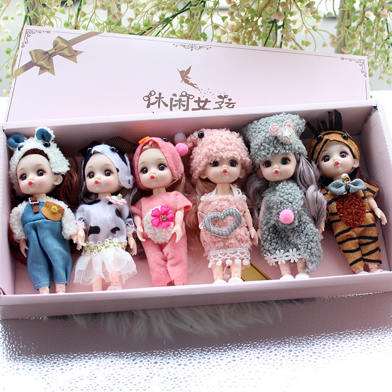 17cm Constant Tide Confused Barbie Doll Gift Box Set Dress Up Costume Doll Children's Gift Girl's Toy