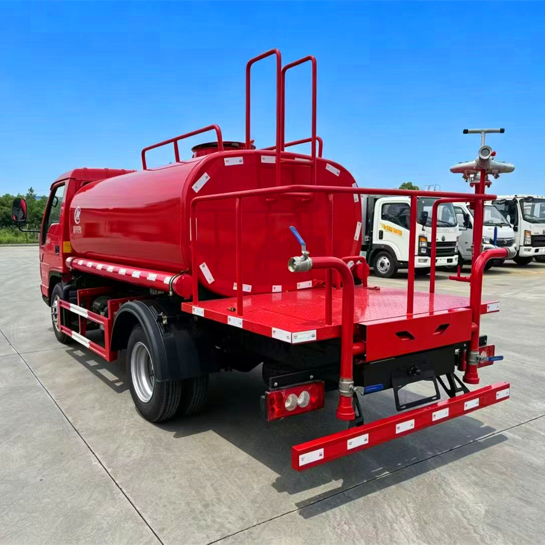 Blue license plate Foton 3-ton emergency water tanker, available for installment purchase. Cross-border export, foreign trade fire truck, right-hand drive water tanker