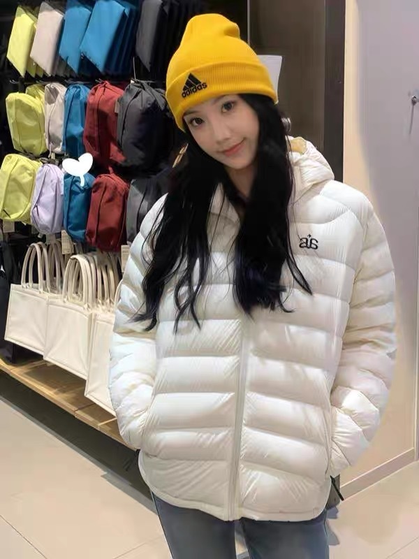 排骨羽绒服女短款轻薄2025秋冬季新款小个子连帽情侣白鸭绒外套男|undefined