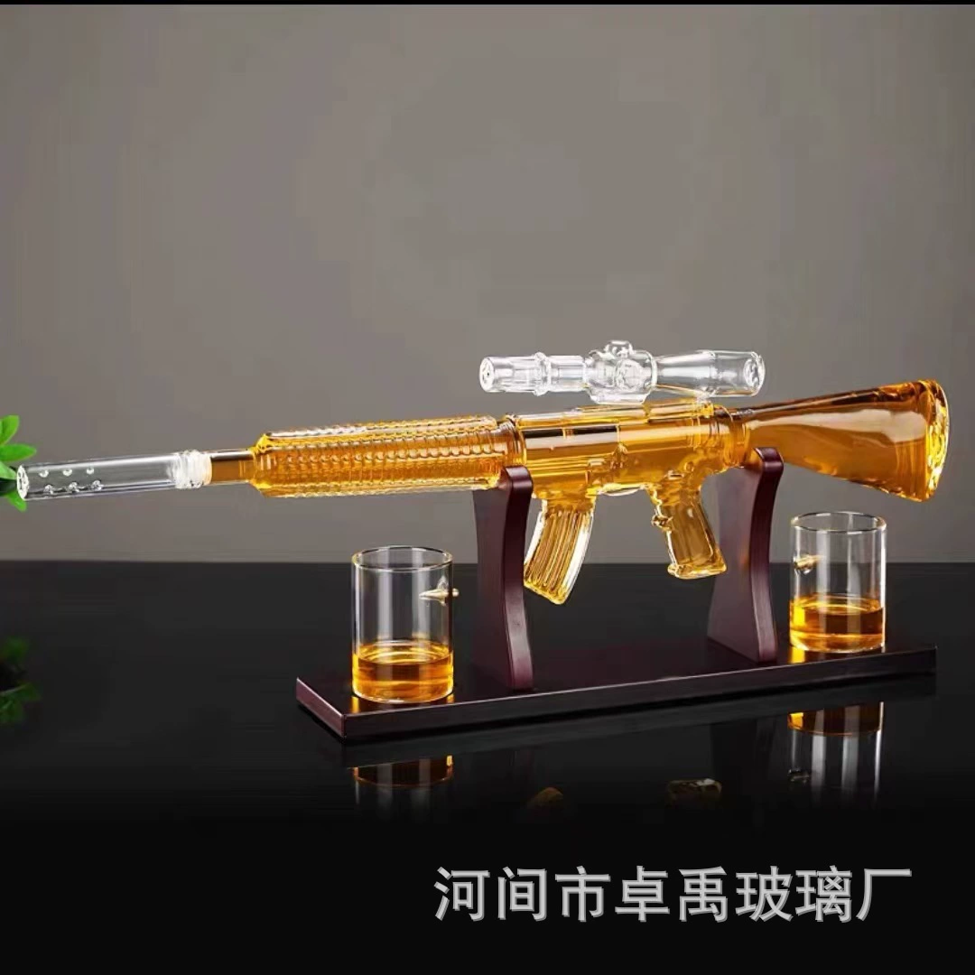 Пистолет-пулемет большой пистолет-трезвитель производитель высокого боросиликатного стекла