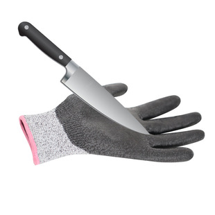 Anti-Cut Level 5 Pu-Coated Palm Industrial Machinery Work Gardening Anti-Puncture Blade-Proof Anti-Cut Protective Gloves Anti-Slash