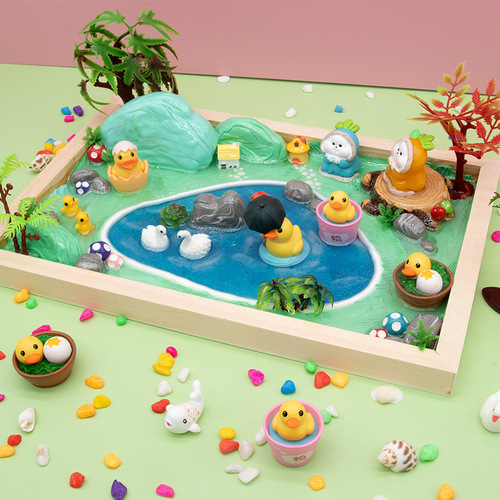 Landscape World DIY Micro Scene Crystal Glue Children's Toy Handmade DIY Material Pack Creative Toy Making