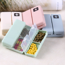 1PC Weekly Pill Box 7 Days Foldable Travel Medicine Holder跨