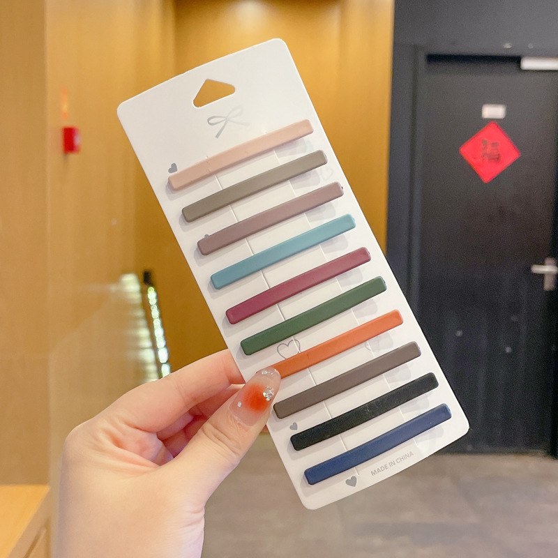 Leche de café, clip de cebo, clip de cabello roto, cabeza trasera, clip de lavar la cara, maquillaje, clip de cabello, toque de cabeza