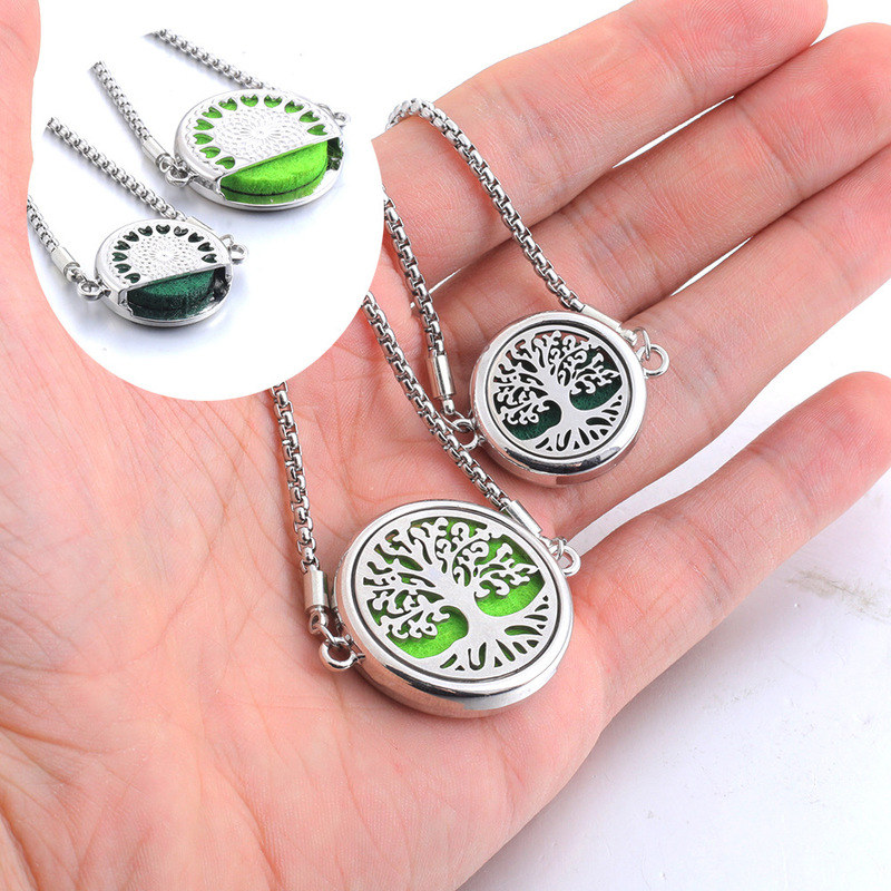 Factory Supply Advanced Diffuser New Style Socket Aromatherapy Essential Oil Bracelet High Quality Drill-free Stretch Bracelet