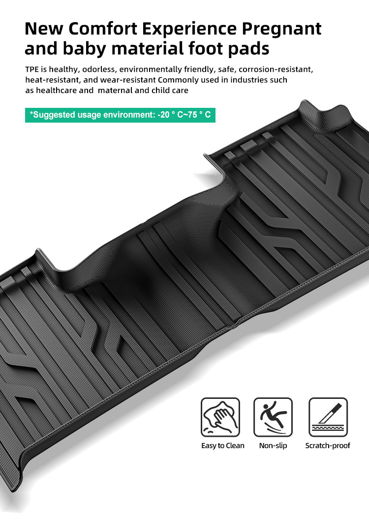 Suitable for 12-26 Models of Gmc Sierra, Chevrolet Silverado, and Silverado Tpe Car Floor Mats for Cross-Border Sales