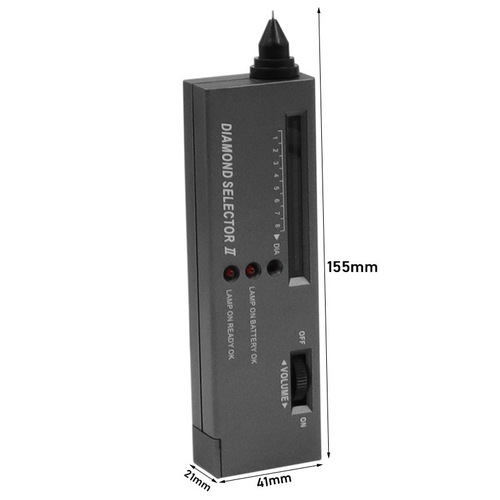 Portable thermal conductivity meter drill pen, tool for detecting and identifying the authenticity of diamonds, jade, jade crystals, hardness analyzer
