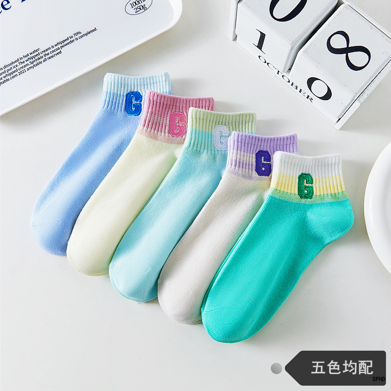 PD424 【Calcetines de mujer Gradiente G】