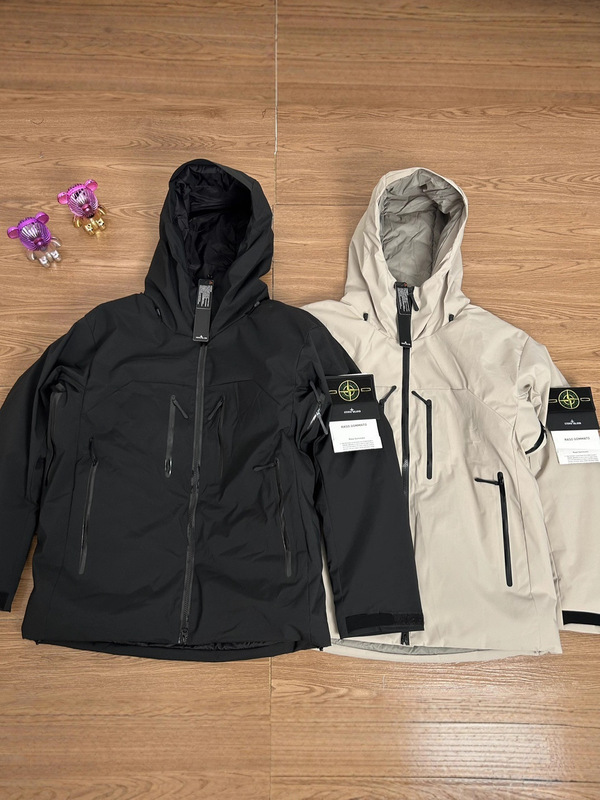 Cross-Border St/D Laminated Zipper Outdoor Functional Windproof Warm Cotton Jacket Winter Couple Pure Color Hooded Cotton Jacket