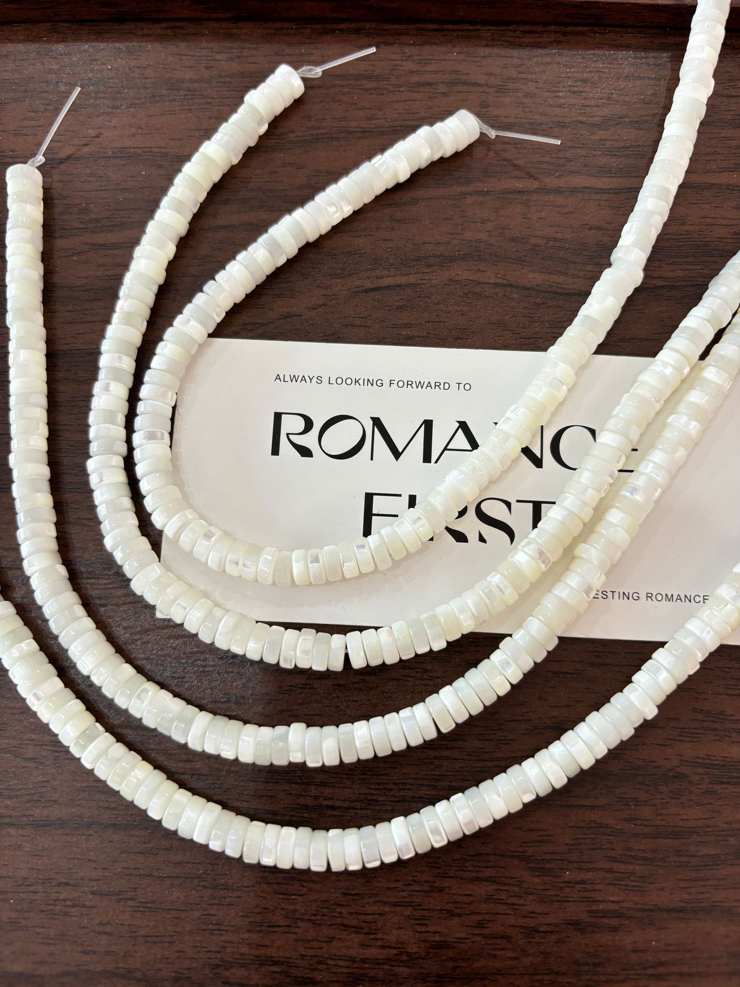Deep-sea shell pearls, horseshoe snail discs, white mother-of-pearl spacer beads, DIY semi-finished jewelry accessories, wholesale from the source