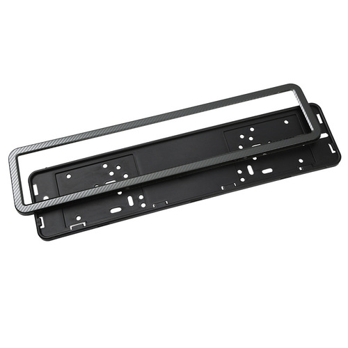 Cross-border license plate frame wholesale, multi-specification license plate frame accessories, EU standard stainless steel carbon fiber car license plate holder