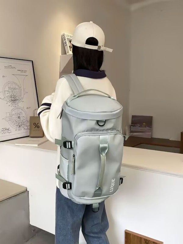 Bolsa de viaje de gran capacidad única extranjera, bolsa deportiva multifuncional, separación de seco y húmedo, bolsa de fitness impermeable, bolsa de equipaje de hombro portátil