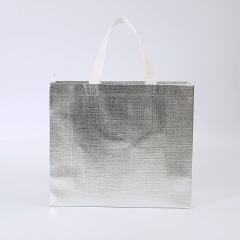 Amazon Currency Rose Gold Laser Bag Heat Pressed Color Printed Laser Advertising Clothing Shopping Non-Woven Bag