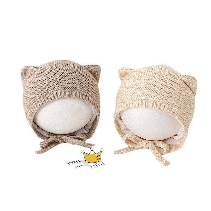 Protecciones para los oídos de los bebés y los niños, sombreros de lana para niños cálidos, sombreros de bebé para otoño e invierno, sombreros de punto para bebés lindos y súper lindos para hombres y mujeres