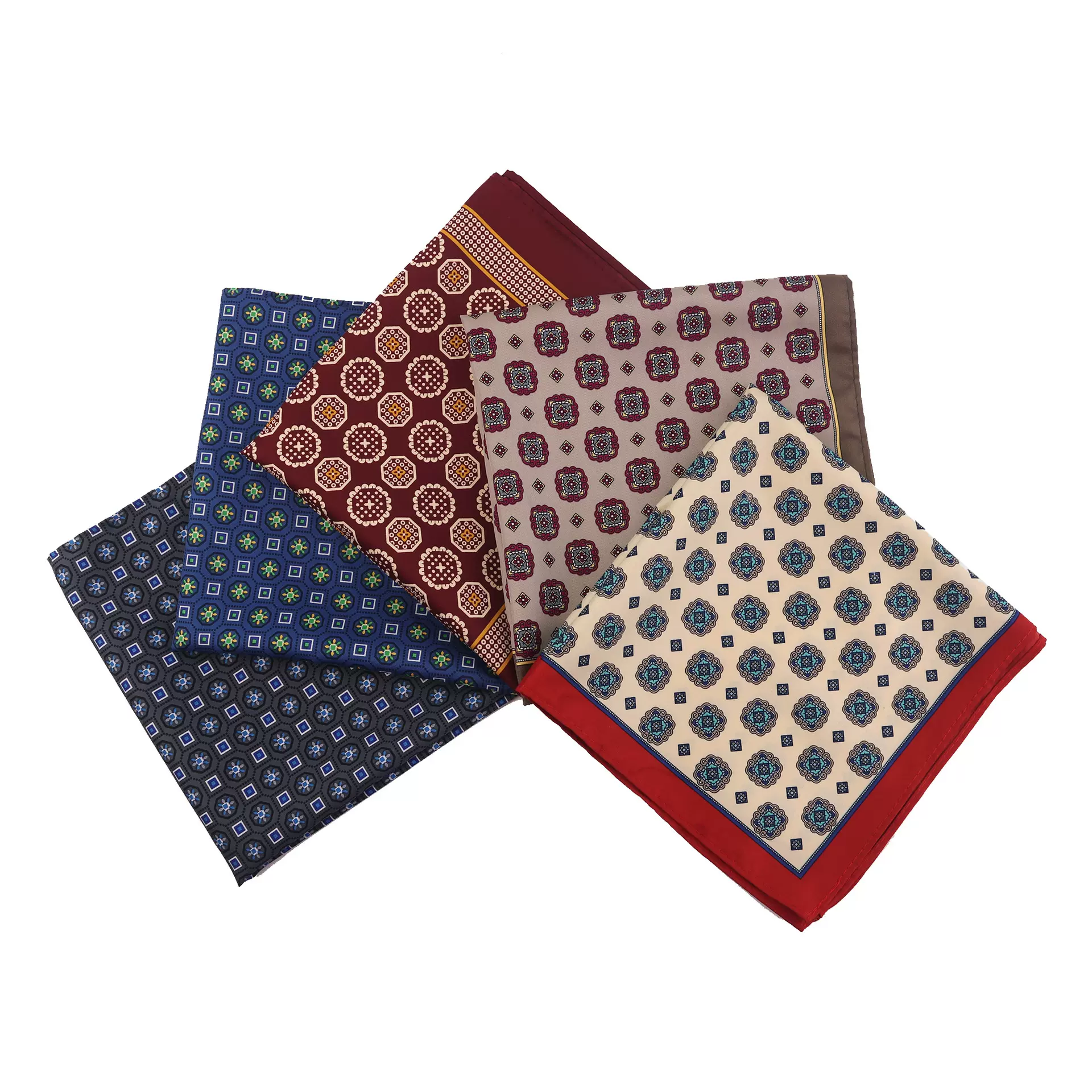 英伦复古花纹口袋方巾 男士西装口袋巾手帕 涤丝印花礼服胸巾批发