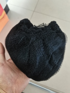 Invisible hair net exported to Europe and the United States 22 inch seven mm mesh real wear