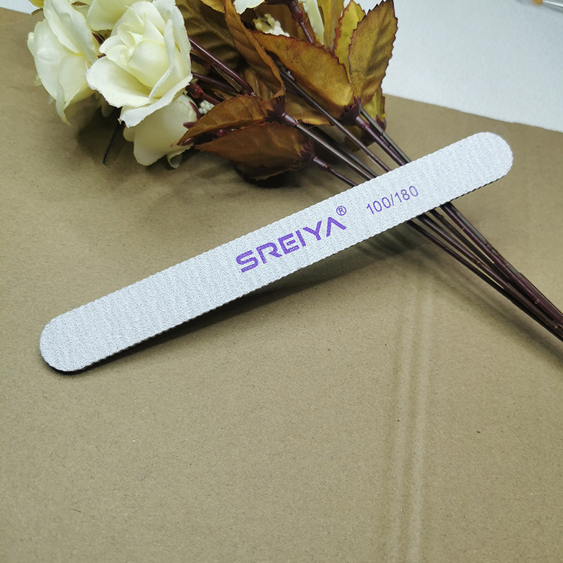 Suministro directo de fábrica herramienta de esmalte de uñas de doble cara Archivo de uñas esmerilado esmalte de uñas frotar tira de esmalte de uñas tira de arena lima de uñas