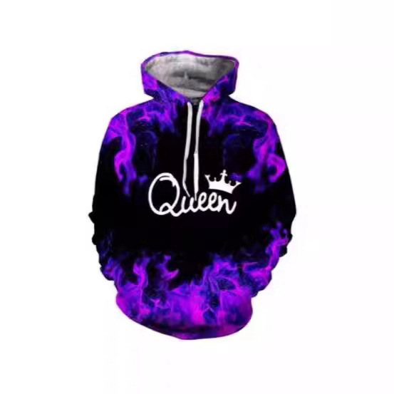 Men's 3D Printed Dress, Large Informal Sweater, Markings Behind the King and Queen, Fashionable Sweatshirt Men's 3D Printed Dress, Large Informal Sweater, Markings Behind the King and Queen, Fashionable Sweatshirt