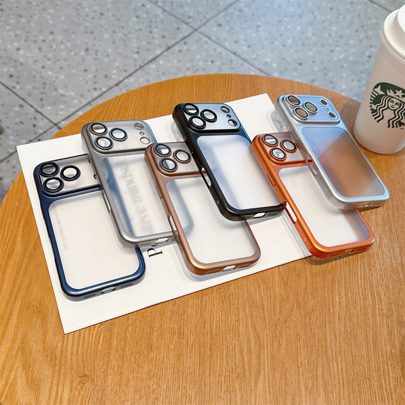 适用苹果17promax电镀磨砂PC手机壳iPhone17肤感UV准分子硬壳批发|undefined