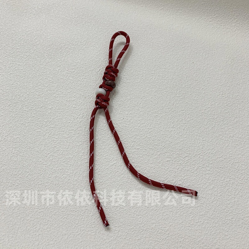 miu系彩色包包编绳挂件时尚车钥匙扣挂饰金刚结手工彩珠编织挂绳|undefined