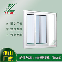 源头工厂现货断桥平开窗别墅塑钢推拉平移门坚固耐用硬塑材质Q21
