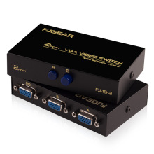 丰杰英创VGA切换器 2进1出支持高清电脑显示器二进一出共享器2口