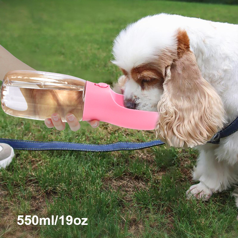 Procesamiento de botellas de agua de viaje portátiles al aire libre personalizadas, tazas para beber para perros, tazas para mascotas de gran capacidad