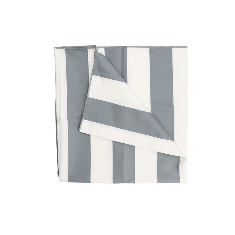 Natación de secado rápido Toalla de baño capa rayada protector solar chal Toalla de playa deportes fitness toalla absorbente transfronterizo exclusivo