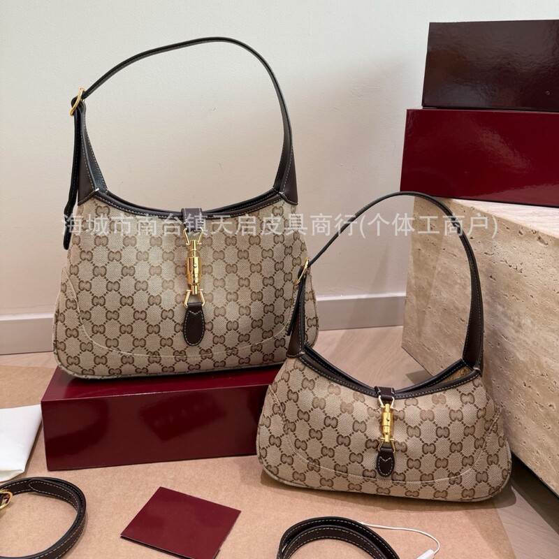 26 New Models of g Brand Jackie Bag, Cowhide Handbag, Underarm Bag, Evening Bag, Crescent Bag, Shoulder Bag, Crossbody Bag