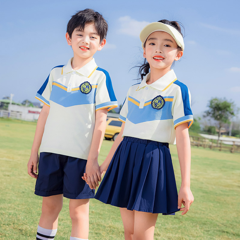 小学生校服夏季短袖幼儿园园服春秋款三件套一年级儿童运动会班服|undefined