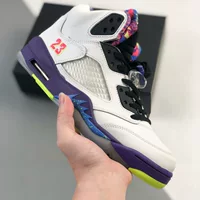 Трансграничный экспорт AJ5 высокие баскетбольные кроссовки ретро повседневная спортивная обувь модная модная мужская обувь амортизирующая износостойкая обувь для бега