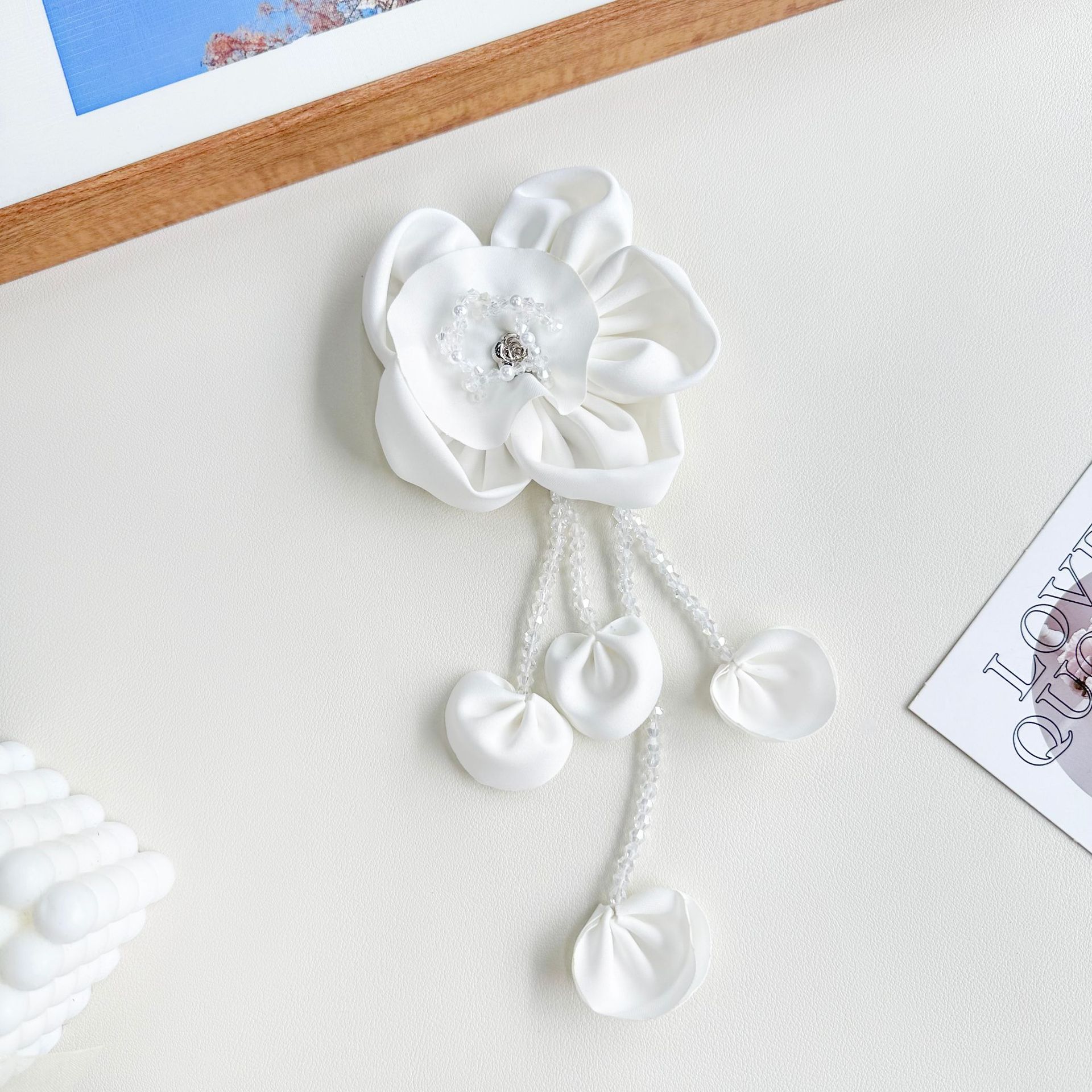 Tela hecha a mano, cuentas, flores, pegatinas de tela, equipaje decorativo, sombreros, fragancia pequeña, ropa tridimensional, accesorios para el hogar, accesorios
