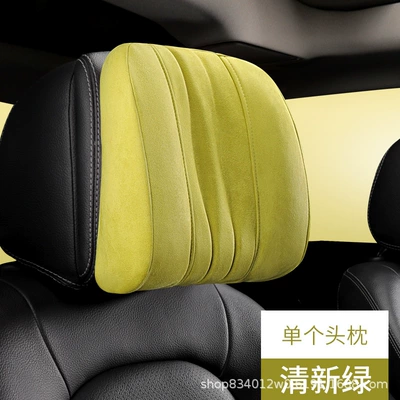 Support Suede Suede Leather | Waist support - fresh-green-single-headrest