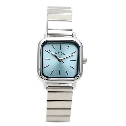 Literary square mesh belt quartz watch stainless steel belt fashionable girls watch forest square watch ladies watch