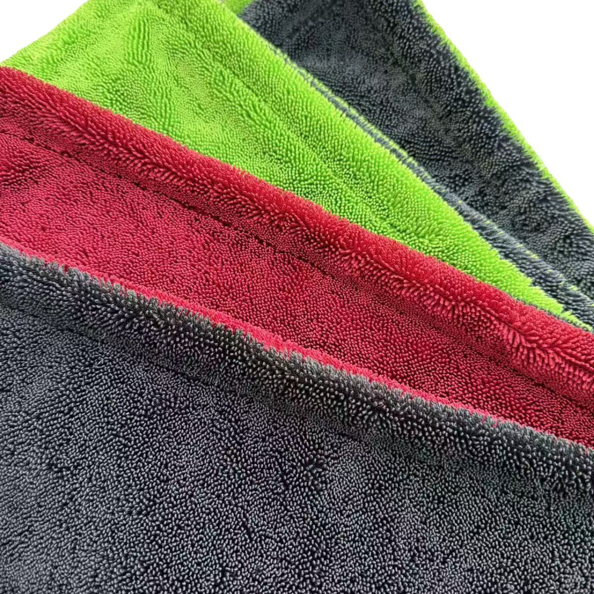 ✅ Toallas de absorción de agua trenzadas transfronterizas, toallas de limpieza de automóviles torcidas, toallas de limpieza de automóviles de doble capa, toallas de limpieza de automóviles de doble capa, absorción de agua en ambos lados y sin pelo. image 6