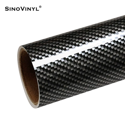 Carbon Fiber Black Simulated Carbon | Automotive Film - 152-17m-simulated-carbon-fiber-light-silver-black-pet