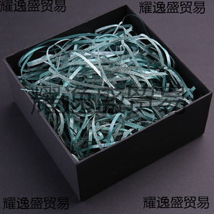 Raffia Creative Brushed Paper Wedding Candy Box Gift Box Packaging Filling Colorful Shredded Paper Silk