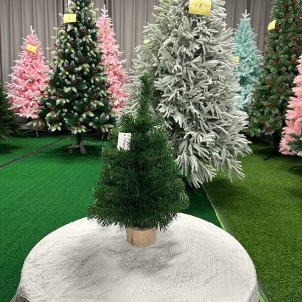 小さなクリスマスツリー工場直販スポット45cm60cmミニグリーンツリー小さなデスクトップ装飾品|undefined