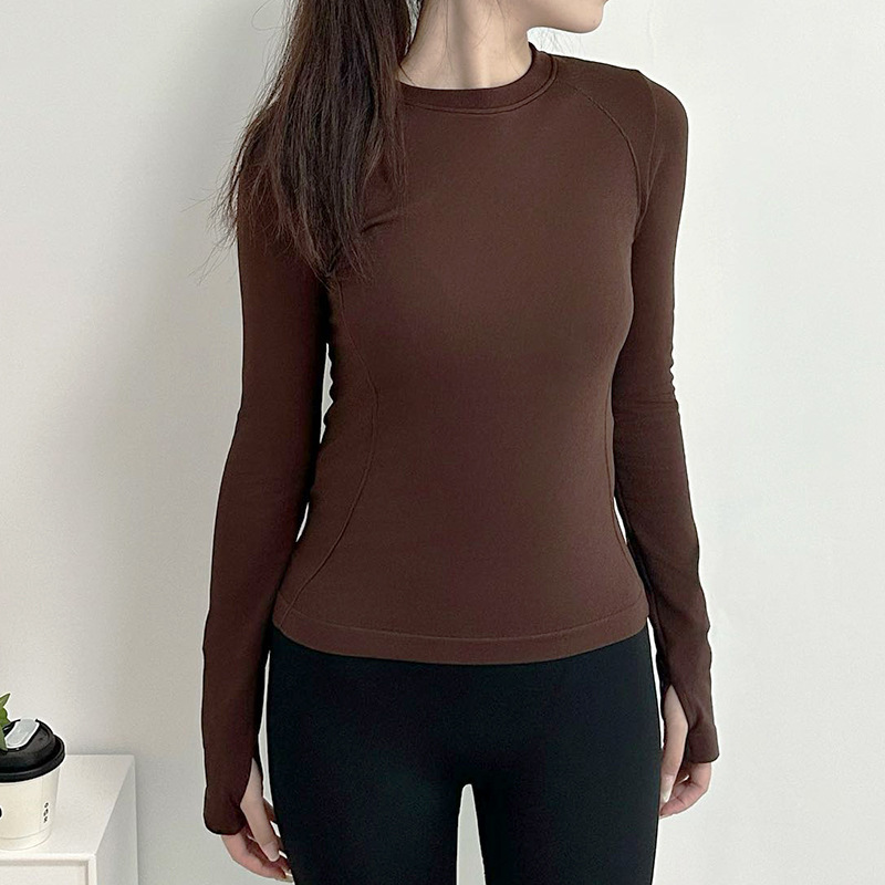ヨガ長袖Swiftly Techスポーツtシャツランニング長袖通気性フィットネスウェア屋外ヨガウェア上着|undefined