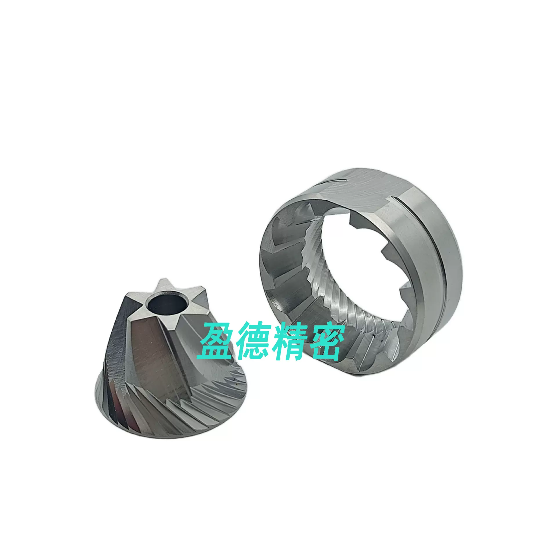 源头工厂直供手摇咖啡磨豆机不锈钢配件38mm六星锥刀磨芯磨盘便携