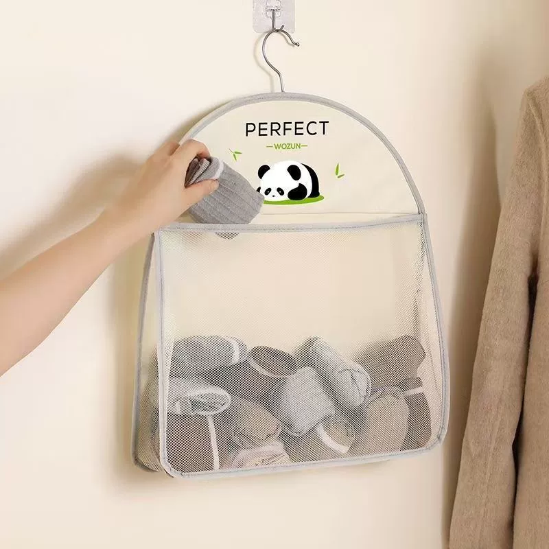 Сетка для хранения носков большой емкости, гардероб для общежития, подвесная сумка для нижнего белья, подвесная сетка, карман для хранения на двери